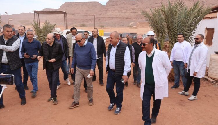 وزير الكهرباء يتفقد سير العمل بالمركز الحقلي التابع لهيئة المواد النووية