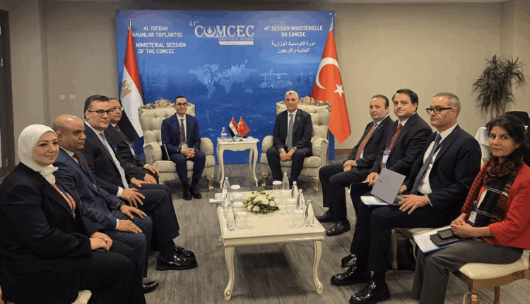 مصر وتركيا تتفقان على رفع التبادل التجاري إلى 15 مليار دولار