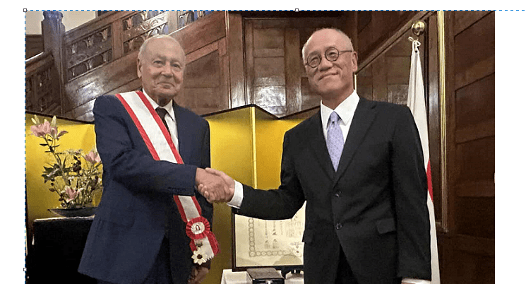 سفارة اليابان: تتويج أحمد أبو الغيط بوسام الشمس المشرقة – الوشاح الأكبر