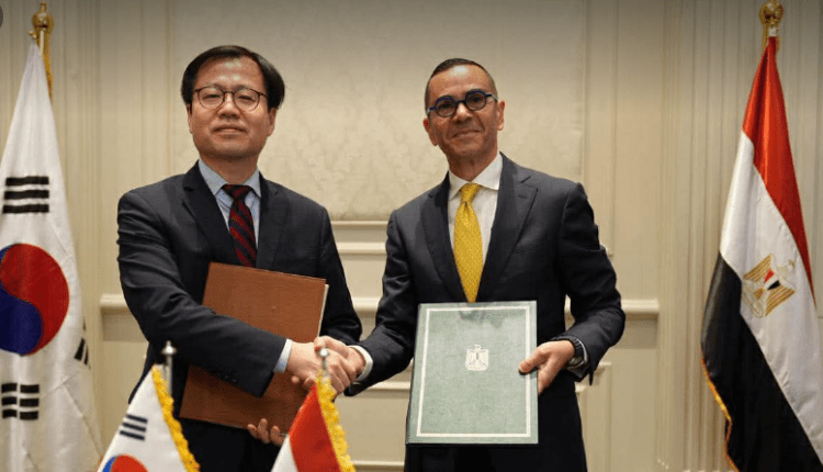 مصر وكوريا الجنوبية توقعان بيانًا مشتركًا لاتفاقية الشراكة الاقتصادية الشاملة