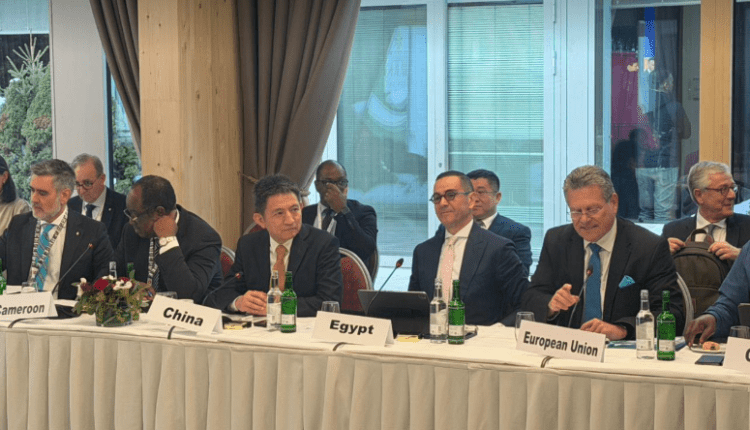 الخطيب يشارك في المؤتمر الوزاري المصغر لأعضاء منظمة التجارة العالمية