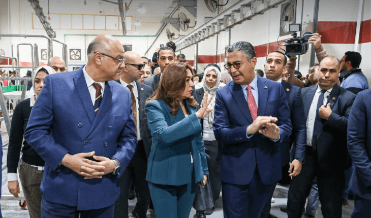 وزيرا التنمية المحلية والتموين ومحافظ القليوبية يفتتحون مجزر كفر شكر النصف آلي المطوّر