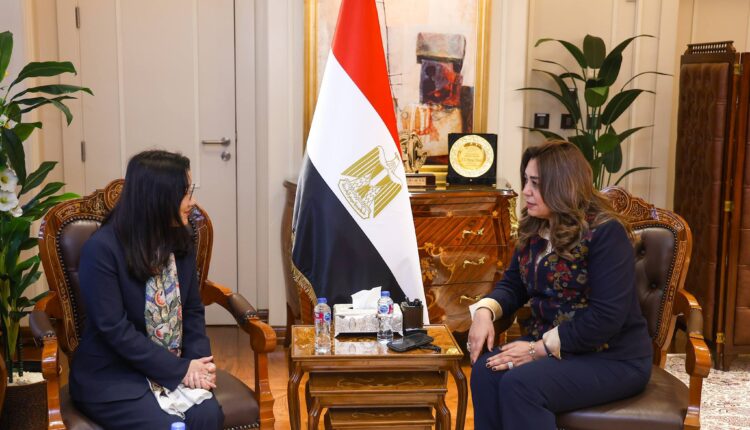 وزيرة التنمية المحلية تبحث مع الممثلة المقيمة لبرنامج الأمم المتحدة الإنمائي ملفات التعاون المشتركة