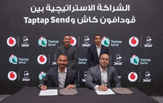 شراكة بين ڤودافون مصر وTaptap Send لإتمام التحويلات الدولية للمصريين بالخارج على محافظ ڤودافون كاش