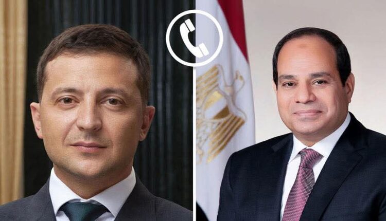 الرئيس السيسي يؤكد لنظيره الأوكراني رفض مصر القاطع للاعتداءات الإيرانية على الدول العربية