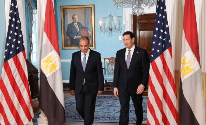 وزير الخارجية يبحث مع نظيره الأمريكي تعزيز الشراكة الاستراتيجية ومستجدات الأوضاع الإقليمية 