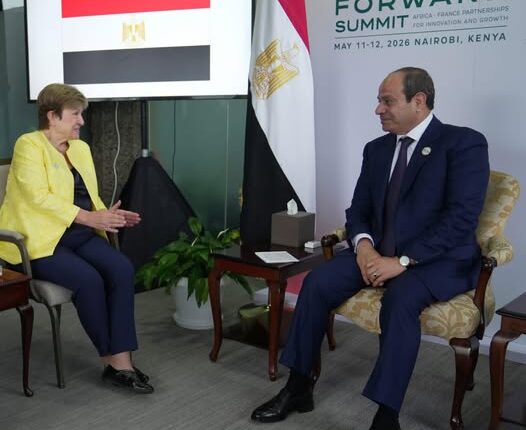 الرئيس السيسي يبحث مع مديرة صندوق النقد الدولي تطورات برنامج الإصلاح الاقتصادي