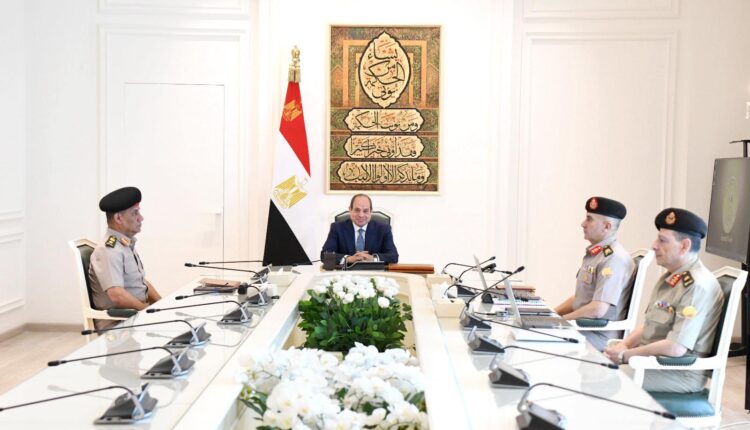 الرئيس السيسي يوجه بسرعة الانتهاء من مشروعات الهيئة الهندسية للقوات المسلحة