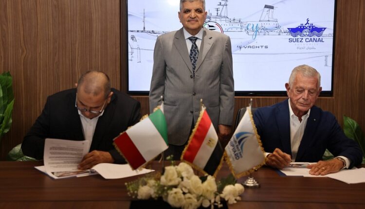 قناة السويس توقع عقدًا مع نيري الإيطالية لتصدير قاطرتين بحريتين بقوة شد 80 طنًا
