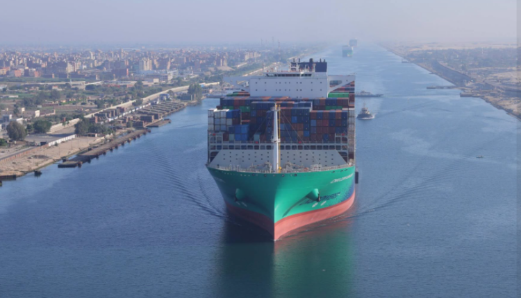قناة السويس تشهد عبور سفينة الحاويات العملاقة CMA CGM VENDOME لأول مرة