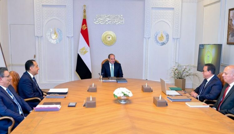 الرئيس السيسي يتابع الموقف التنفيذي الحالي لمنظومة التأمين الصحي الشامل
