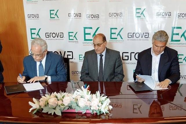 شراكة بين المصرية الكويتية للتنمية العقارية وحسن علام القابضة لتطوير 295 فدانا في 6 أكتوبر