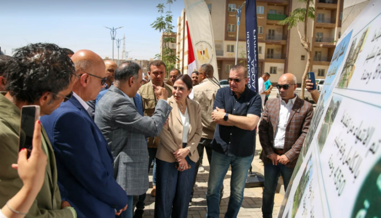 وزيرة الإسكان تتفقد مشروع سكن العاملين المنتقلين إلى العاصمة الجديدة بمدينة بدر